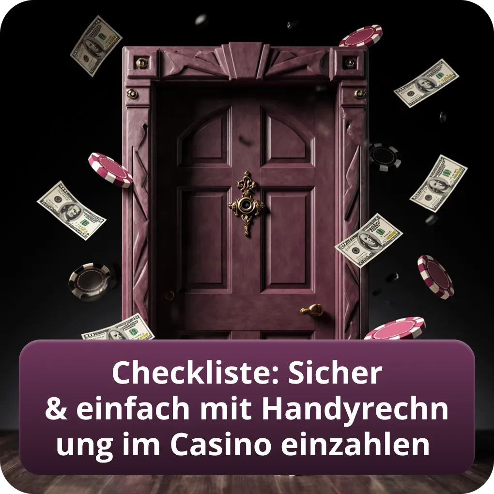 Checkliste: sicher mit Handyrechnung im Casino Österreich einzahlen