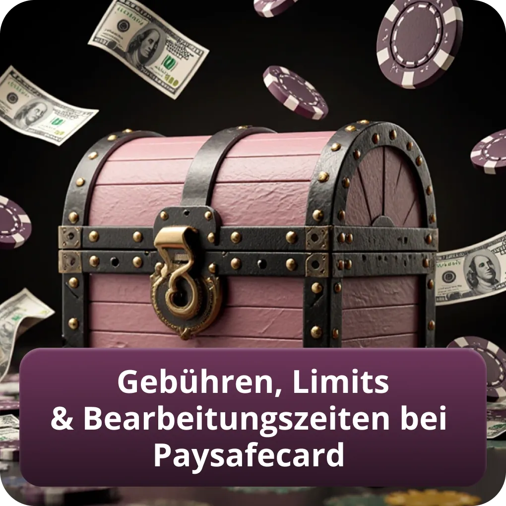 Gebühren, Limits und Bearbeitungszeiten bei Paysafecard Casino Österreich